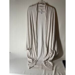Athleta Ethereal Cocoon Wrap Cream Cardigan Plus Size 3X/4X